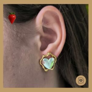 Brinco Orgânico Coração