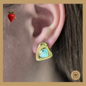 Brinco Triângulo Orgânico