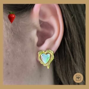 Brinco Orgânico Coração