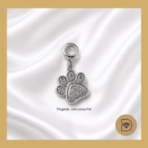 Berloque Patinha Cinza Pet